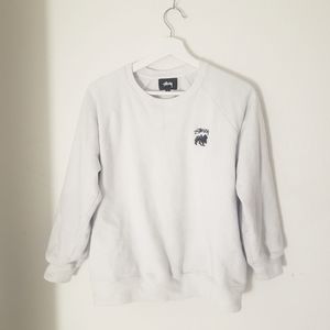White Stussy Sweatshirt S
